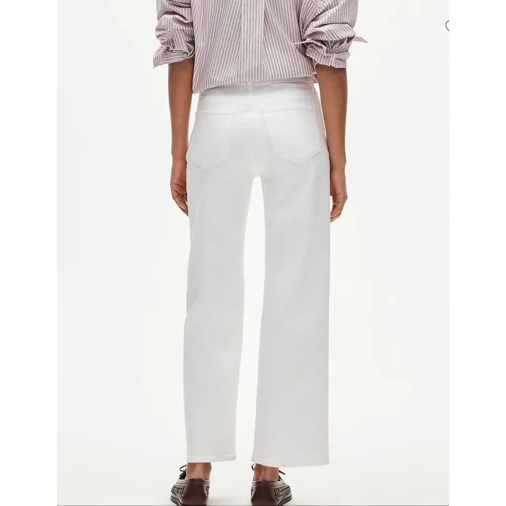 J. Crew Slim-wide jean in White NWT Size 28T